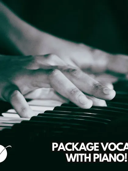 We offer dedicated vocal courses that can be packaged with piano lessons. This helps singers develop their accompaniment skills and become more independent musicians.