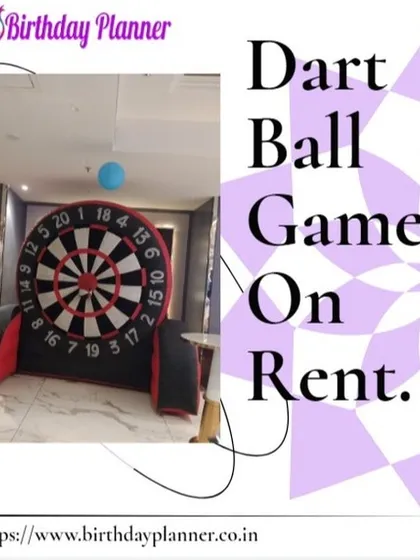 Our inflatable dart ball game is a safe and fun twist on the classic pub game. Players throw velcro balls at the giant target, making it a perfect interactive game for school carnivals, birthday parties, and family gatherings.