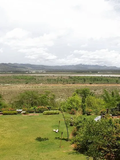 Work is more enjoyable when the site has views like this. The design for this project will be heavily influenced by this expansive landscape in Kalesar.