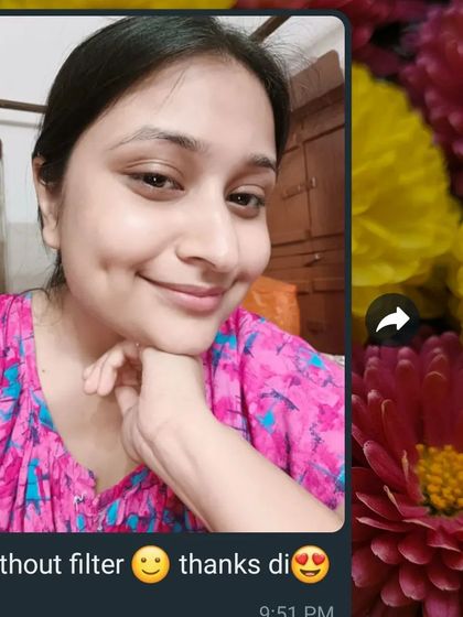 "Without filter, thanks di." This message from a happy customer with her clear, glowing skin is everything. She used my products for dry skin and the results are amazing.