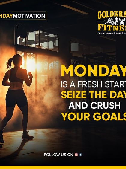 Monday is a fresh start. It's the perfect opportunity to seize the day, set the tone for the week, and crush your goals.