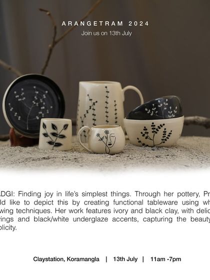 Clay Station - Pottery & Ceramics Classes & Workshops Our Community Showcase: Arangetram & Hunar photo 156