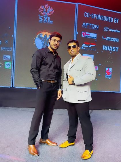 Another shot from the stage. It's important to look the part of a leader and a brand.