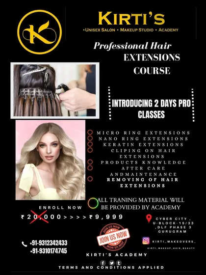 In just two days, my pro hair extension course teaches you three popular methods: Micro Ring, Nano Ring, and Keratin. The training includes application, maintenance, and removal, giving you the skills to offer this lucrative service.