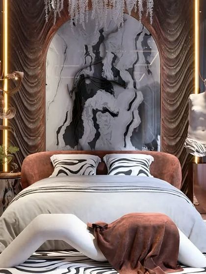 Dreaming in Colors & Textures - Modular Interiors & Room Renovation Serene Master Bedrooms photo 9