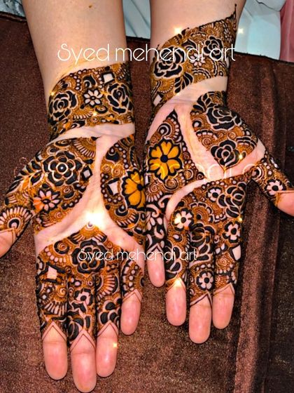 A unique design with negative space creating a winding path through the floral pattern.