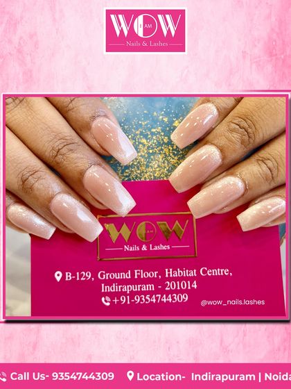 A classic baby boomer ombré on elegant, square-shaped extensions. The seamless blend from pink to white creates a timeless and sophisticated look that is always in style.