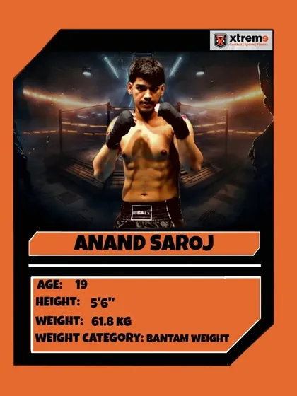 Fighter Profile: Anand Saroj, a 19-year-old technical fighter in the Bantamweight class.