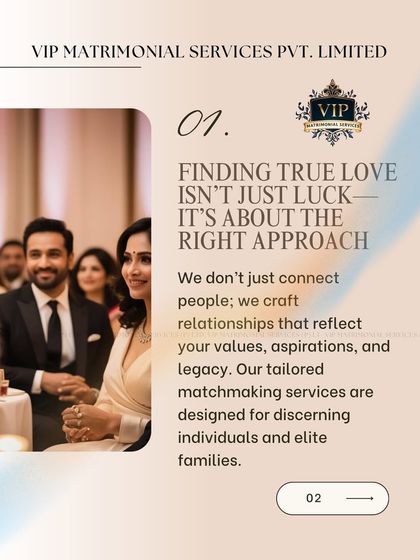 Finding true love is not about luck, it is about having the right approach. I do not just connect people; I craft relationships that reflect your values, aspirations, and legacy, ensuring a foundation for a lasting partnership.