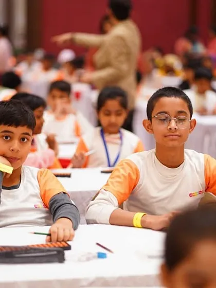 Concentration and determination on display at the National Level Mastermind Abacus Gala. My students are prepared not just for classes, but for competitive events where they can truly shine.