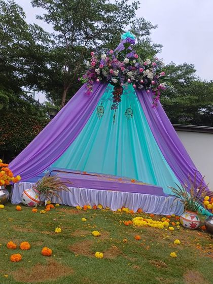 Decor by Aditya - Event Design & Decoration Vibrant Haldi & Mehendi Ceremonies photo 48