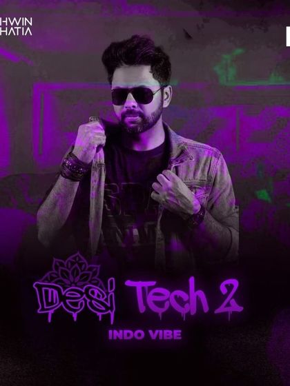 This is the artwork for my 'Big Dawgs' track from Desi Tech Vol. 2. It represents the powerful, fiery blend of traditional Desi sounds and modern electronic beats.