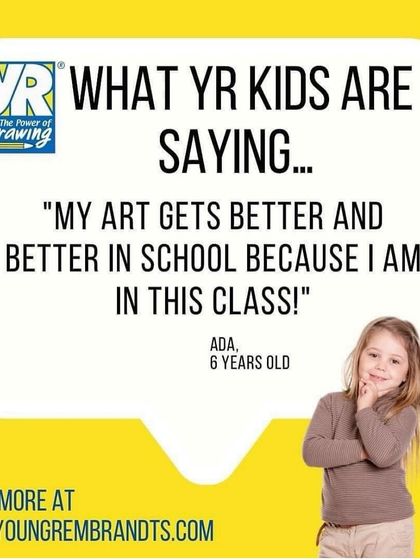 "My art gets better and better in school because I am in this class!" This quote from Ada, age 6, is a perfect example of how the skills learned with us, like visual learning and fine motor control, translate directly to academic improvement.