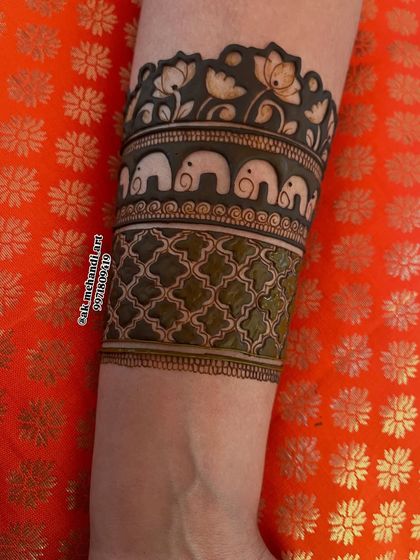 Abhishek Kumar - Bridal Mehndi Signature Patterns: Jaal, Lotus & 3D Effects photo 37
