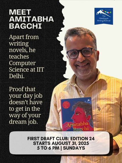 Amitabha Bagchi is living proof that you can excel in different fields. Apart from writing acclaimed novels, he teaches Computer Science at IIT Delhi, showing that a day job doesn't have to get in the way of your dream job.