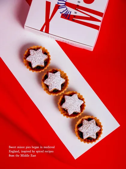 Our Sweet Mince Pies are inspired by medieval English recipes, a tradition we honour with our buttery, spiced version.
