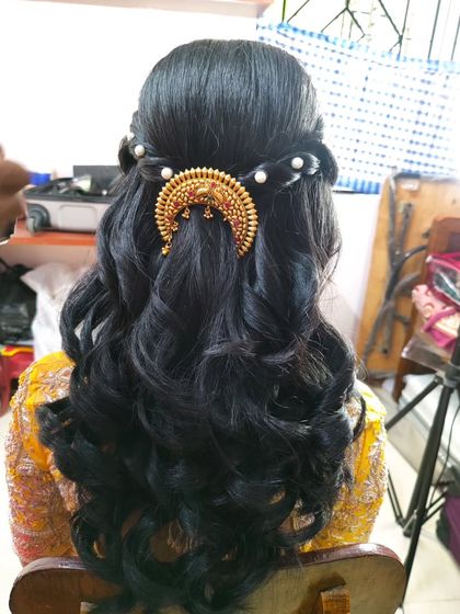 Laxmi Ramkrishna - Special Occasion Hairstyling Flowing Curls & Half-Up Styles photo 45