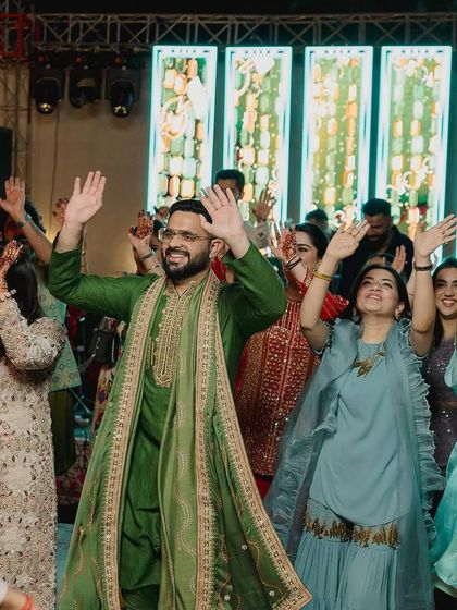 The whole family celebrating together. These are the moments that make a wedding so special.