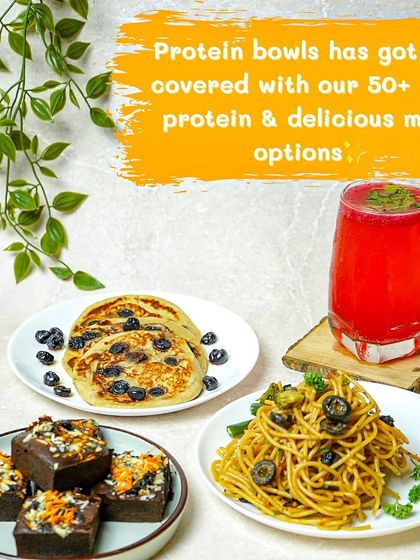 Our menu is a masterpiece of taste and health, with over 50 high-protein and delicious meal options. From pancakes to pasta, every bite is a step towards a healthier you.