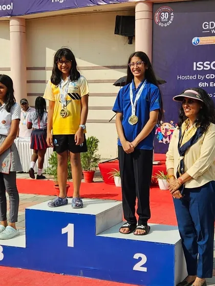 We build champions from a young age. Here is my swimmer Yuvika Sharma dominating the field at the ISSO North India Swimming Competition. She claimed three individual gold medals, showcasing the strong foundation and winning mentality we instill in all our athletes.