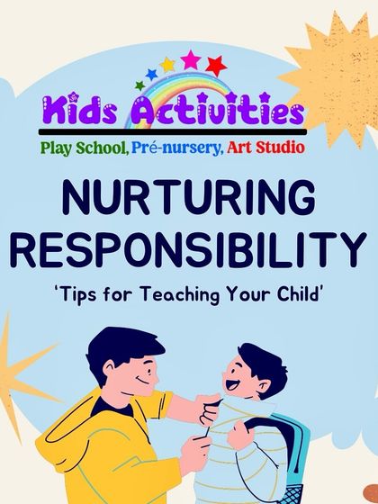 This series of tips is designed to help parents nurture responsibility in their children. It's an important trait that I reinforce through my workshops and share with my community of parents.