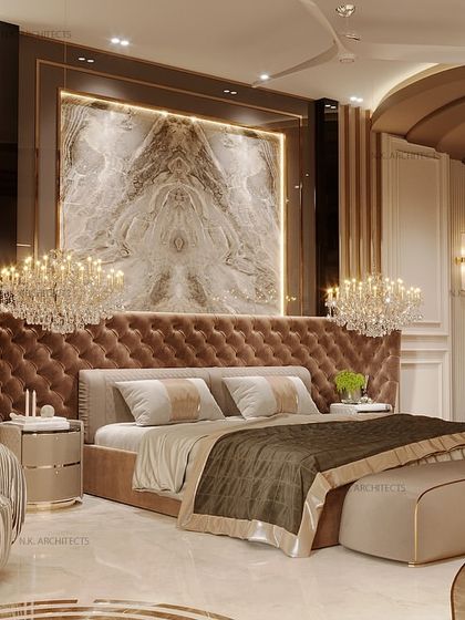 N.K. Architects - Interior Design Serene & Luxurious Bedrooms photo 10