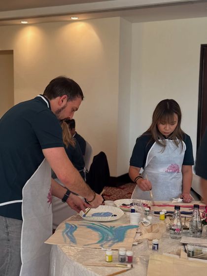 Paint Bar - Corporate Events & Team Building Classic Office Sip & Paint photo 61