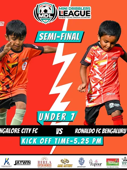 An epic showdown announced for the MDL U7 semi-final between BCFC and Ronaldo FC.