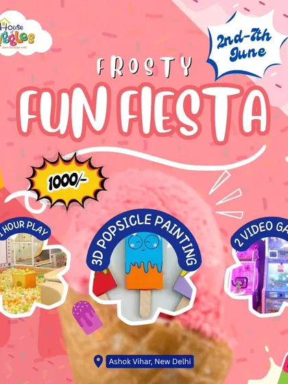 Beat the heat at our Frosty Fun Fiesta! This cool event included playtime, 3D popsicle painting, and video games, making for a chill and cheerful summer adventure.