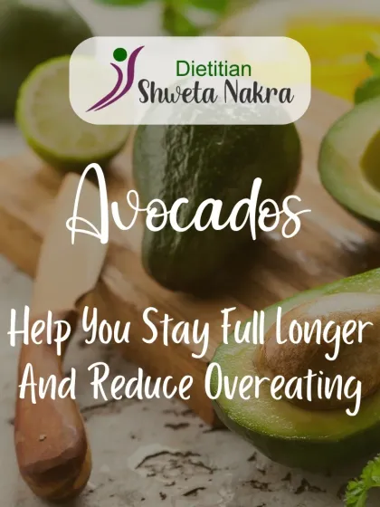 Avocados are a great food for a flatter tummy. Their healthy fats and fiber help you stay full longer and reduce the tendency to overeat.
