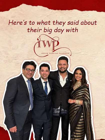 A photo with my happy clients. There's nothing more fulfilling than seeing the smiles on their faces after a successful event.