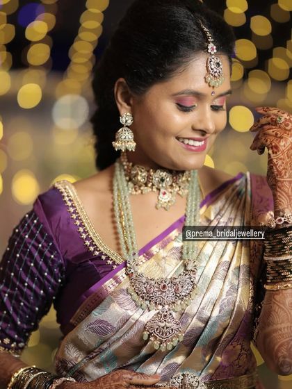 Prema - Bridal Jewellery Rental Happy Brides: Sparkling AD & Stone Sets photo 75