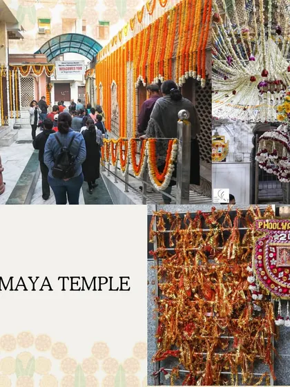 The Yogmaya Temple in Mehrauli, another key site for the Phoolwalon ki Sair. A floral 'pankha' (fan) is offered here, symbolizing the festival's Hindu-Muslim unity.
