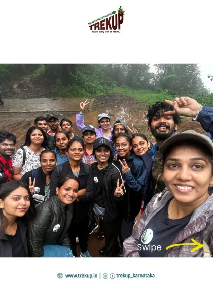 A happy group selfie on the trail. These are the moments that make every trek special.