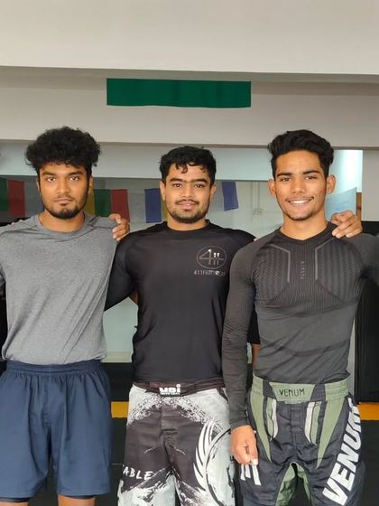 Team "Submission Society" looking confident before the start of our in-house event.