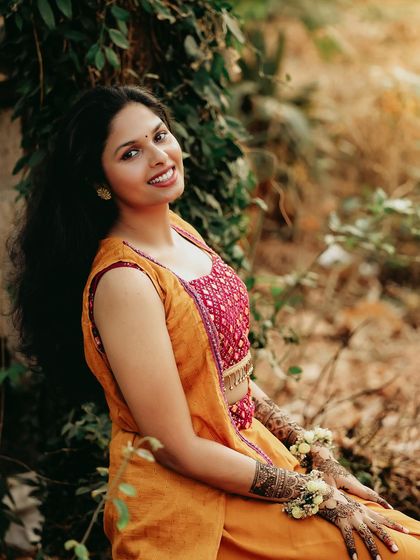 Orange Wedding Cinemas - Wedding Photography & Cinematography Vibrant Celebrations: Haldi & Mehendi photo 35