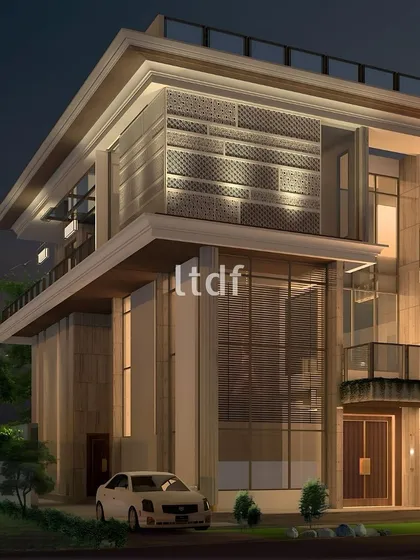 The Strata Facade is a study in verticality and balance. We layered different volumes and textures to create a dynamic interplay of gravity and lightness, resulting in a contemporary design that is both visually striking and spatially intelligent.