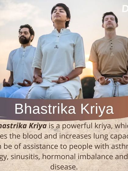 Bhastrika Kriya is a powerful breathing technique that purifies the blood and increases lung capacity, offering relief for those with asthma, allergies, and sinusitis.