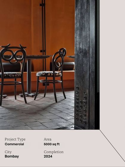 A detail from the ADND office showing the unique, sculptural chairs in the break-out area, highlighting the firm's attention to curated design elements.