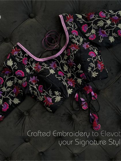 Sudha Reddy - Custom Bridal Couture Signature Embroidered Blouses photo 3