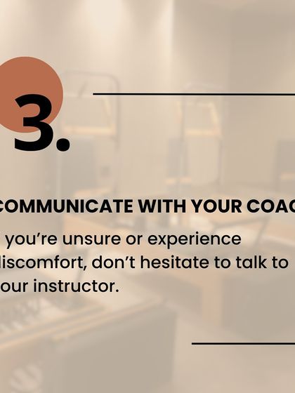 Tip for your first class #3: Communicate with your coach. If you're unsure or feel discomfort, don't hesitate to let us know.