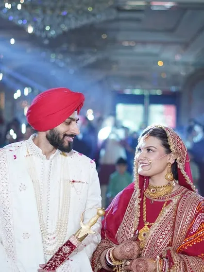 The grand entry of the couple is always a highlight. Here, I used sparklers to create a magical, star-lit path for them, capturing the love and excitement in their eyes as they begin their new journey together.