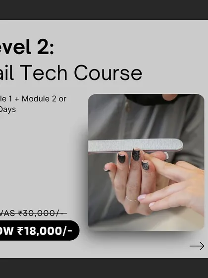 Our Level 2 Nail Tech Course is a popular choice for building core skills. This 7-day program gets you comfortable with both foundational techniques and either gel or acrylic extensions.