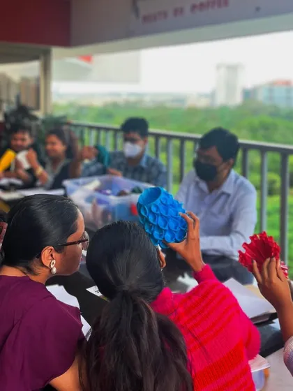 During the workshop, our architects had hands-on experience with innovative materials and forms, fostering a culture of creativity and forward-thinking within the firm.