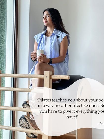 I always say, "Pilates teaches you about your body in a way no other practice does. But you have to give it everything you have!"