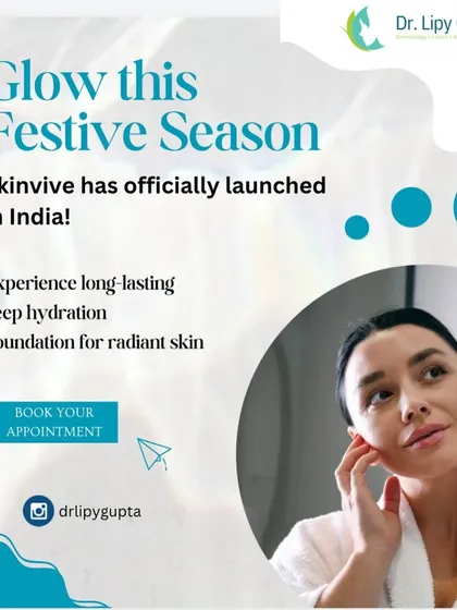 Glow this festive season with Skinvive, now officially available in India. This treatment is perfect for achieving long-lasting deep hydration and creating a foundation for truly radiant skin. Book your appointment to experience the next level of skin quality.