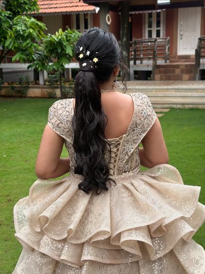 Bhavya Achar - Bridal & Occasion Styling Romantic Open & Half-Up Styles photo 78
