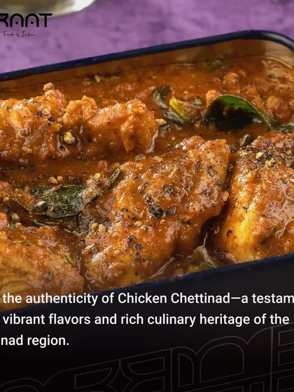 Savor the authenticity of my Chicken Chettinad, a testament to the vibrant flavors and rich culinary heritage of the Chettinad region.