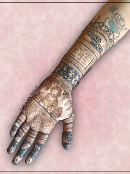 Celebrating Motherhood: Baby Shower Mehndi photo 4