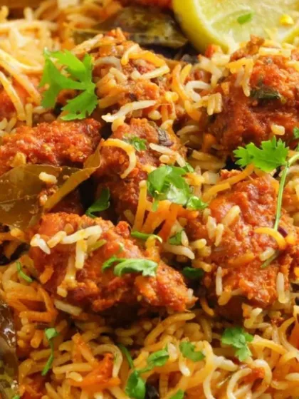 My Chicken Biryani is pure comfort in every spoonful. I prepare it with tender chicken pieces and long-grain basmati rice, slow-cooked with my special blend of homemade masalas. It's a favorite for corporate lunches and weekend parties.